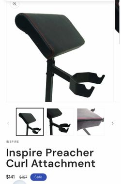 Inspire Preacher Curl Attachment