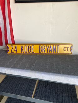 Kobe Bryant sign