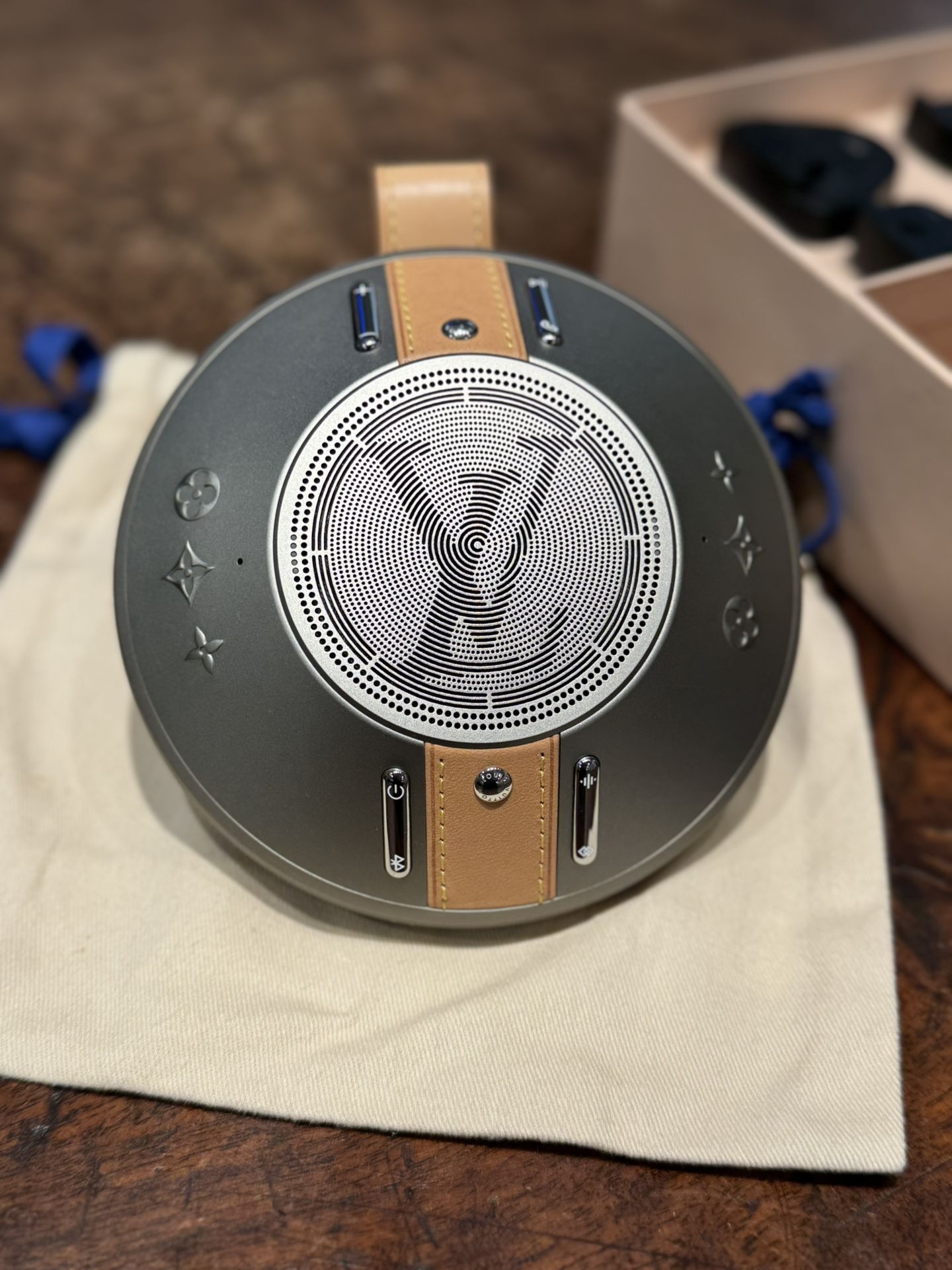 Louis Vuitton Nanogram Luxury Speaker