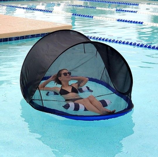 Pest Awaysis Swimming Pool Float Bug Prevention Net - No More Bees, Wasps, Mosquitos, and 40% Sunblock
