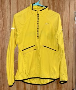 Nike Livestrong half-zip lightweight windbreaker jacket