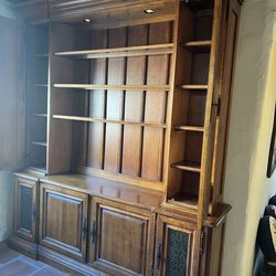 Bookcase. Solid wood nice piece of furniture .