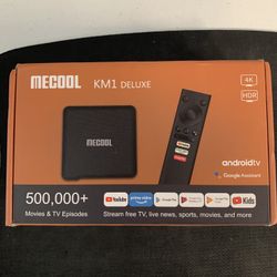 MeCool Android TV Streaming Device Lifetime Support $200