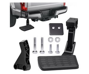 Retractable Rear Bed Step for 2009-2018 Ram 1500,Ram 2 (Not Compatible with Dual Exhaust and Ecodiesel), Retractable Bumper Side Truck Tailgat
