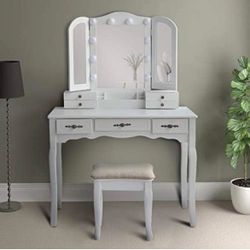 White vanity