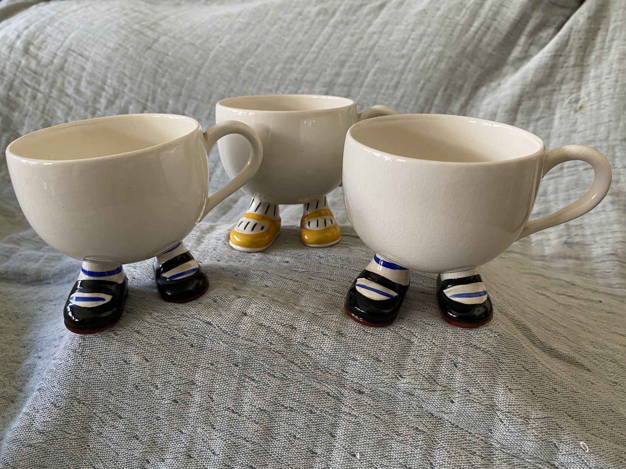 Carlton Walking Ware Tea Set Of 6 - RARE Sugar Bowl for Sale