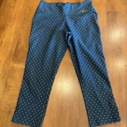 Woman’s Nike dry fit polkadot workout Capri pants shipping available