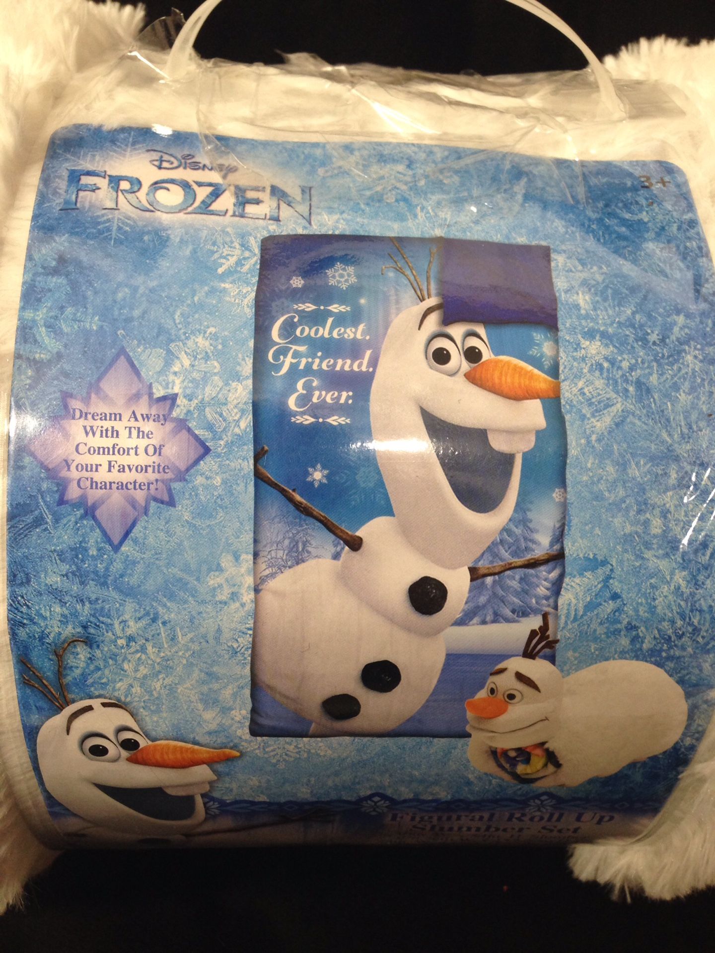 Nap Time Olaf Disney Frozen roll up slumber set blanket pillow