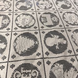 Handmade Table doilies/ crochet 96x48inch