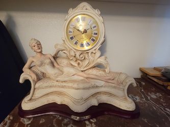1920's Vintage Lounge Lady Mantle Clock - OK Collection