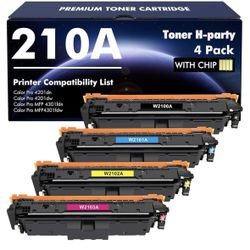 210A Toner Cartridges 4 Pack