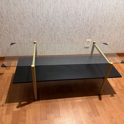 Mid-Century Modern Glass Coffee Table 