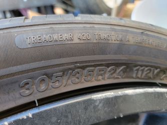 305 35 24 tires with rims