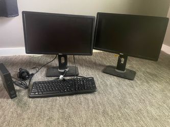 Dell monitor keyboard and processor