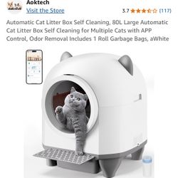 Automatic Cat Litter Box Self Cleaning