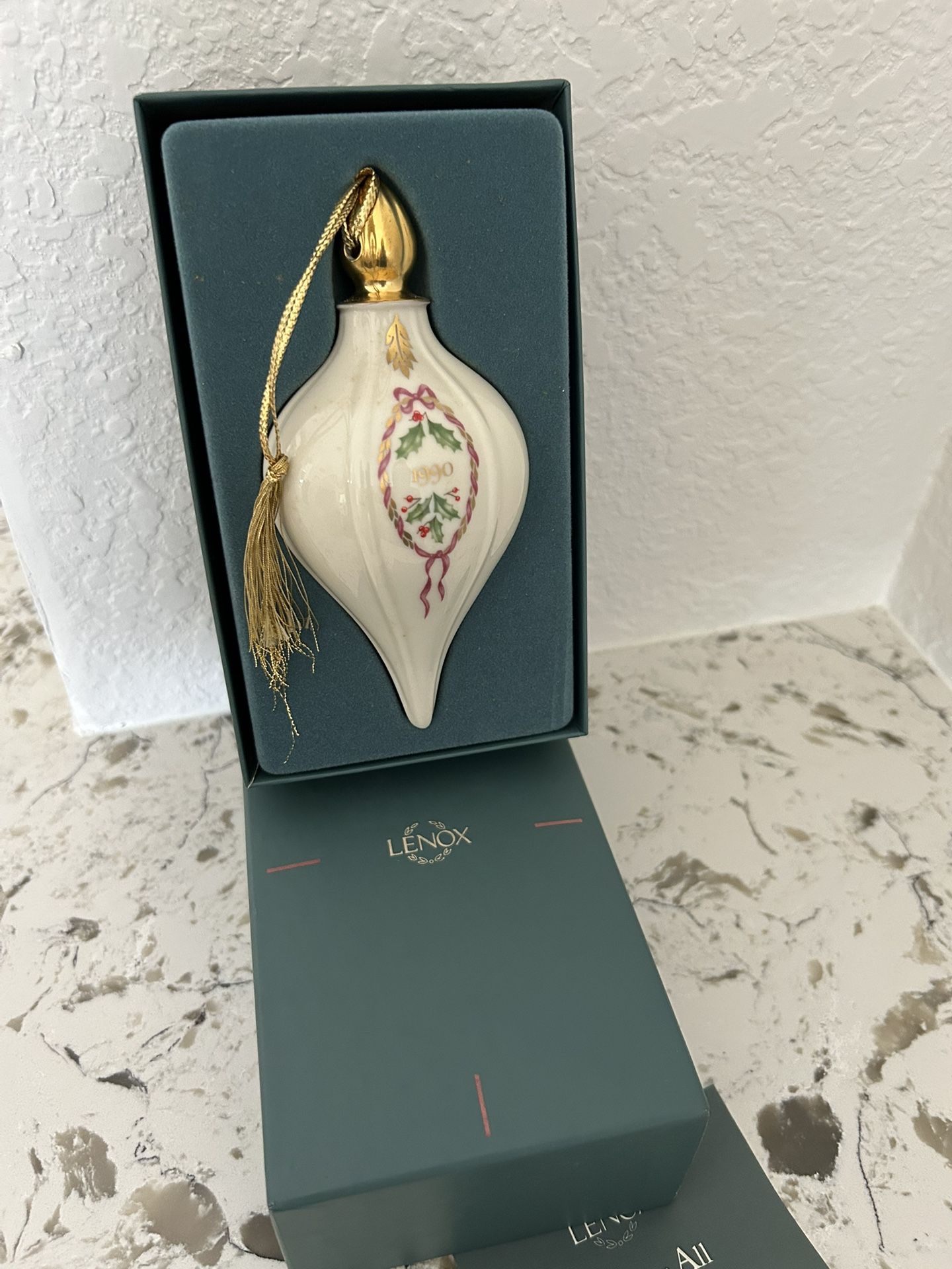 Lenox and Wexford Xmas Ornaments