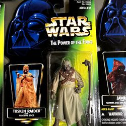Star Wars - The Power Of The Force 1996 Tusken Raider With Gaderffii Stick ' Collection 2 ' (New)