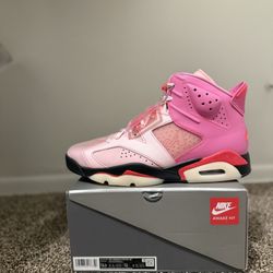 Air Jordan 6 Awake Ny Playful Pink Size 10.5 NEW