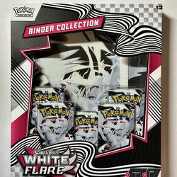 Pokemon White Flare Binder
