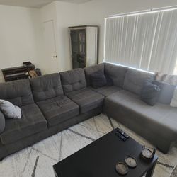 Sectional Couch - Grey