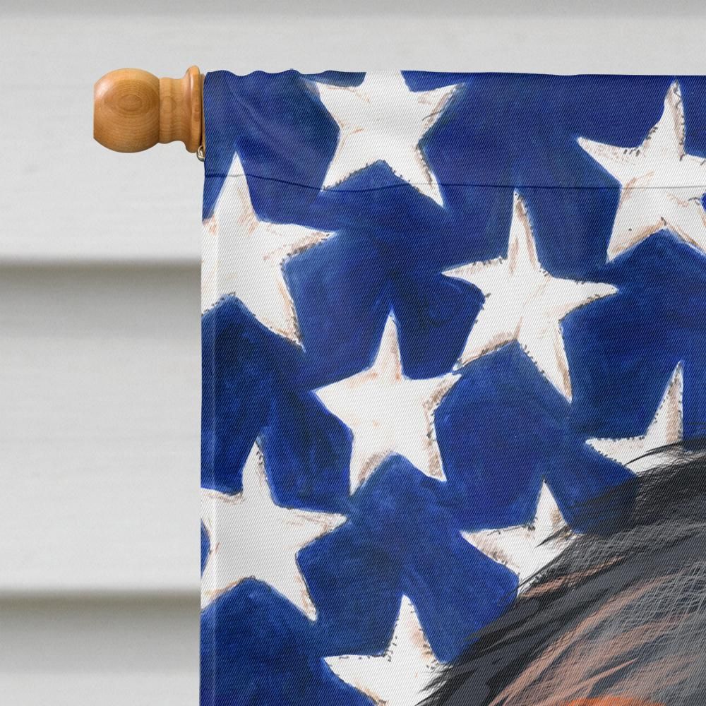 Caroline's Treasures CK6518CHF Estrela Mountain Dog American Flag Flag Canvas House Size , Large, multicolor