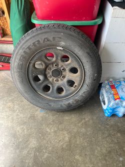 Spare 17” Chevy tire and wheel new oem