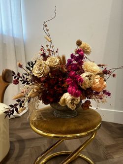 Dried floral arrangements (set of 2)