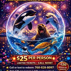 SEAWORLD SAN DIEGO 🎟️ SEA WORLD SAN DIEGO 🎟️ NEW YEAR CELEBRATION 