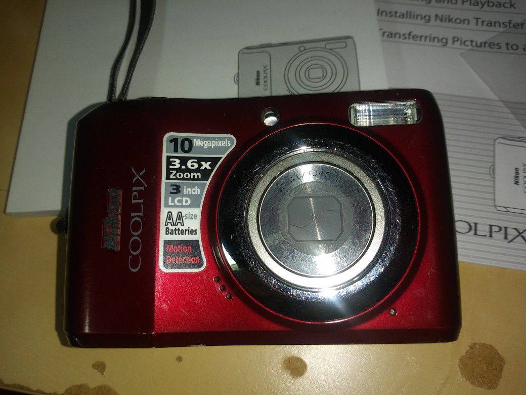 Nikon CoolPix L20 Digital Camera - manual and software disk