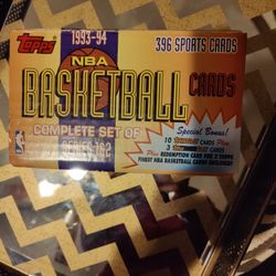 Topps 1993 Through 94 NBA Basketball Cards 396 Sports Cards Complete Set Of Series 1 And 2 $35