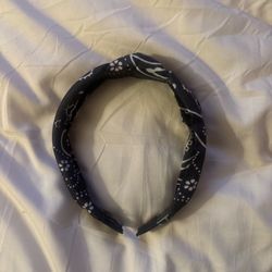 Black and white headband design #headband