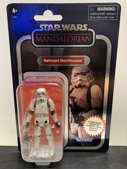 1 new Star Wars The Vintage Collection The Mandalorian Remnant Stormtrooper Carbonized Walmart Exclusive 3 3/4” New