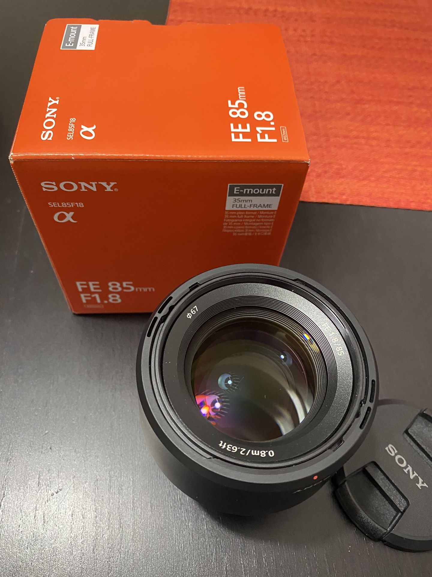 Sony 85mm f1.8 FE mount