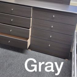 Dresser 8 Drawers Compress Wood