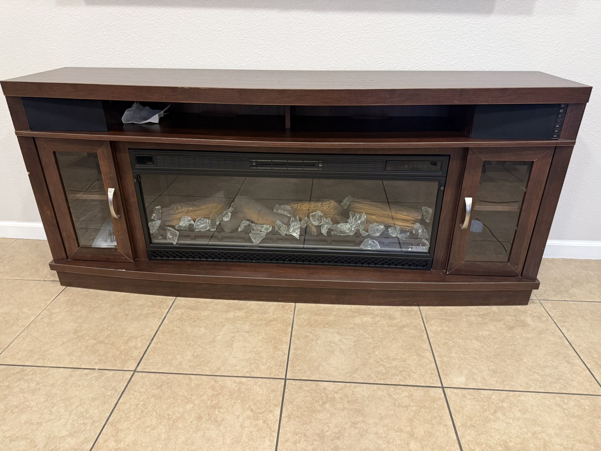 Fireplace & Tv stand