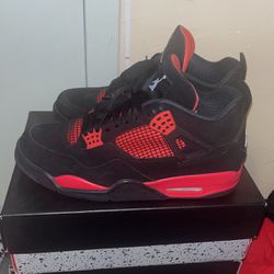 Size 13 Jordan 4 Red Thunders