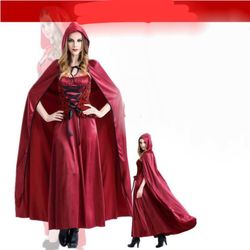 Little Red Riding Hood Halloween Costume Cape Cloak