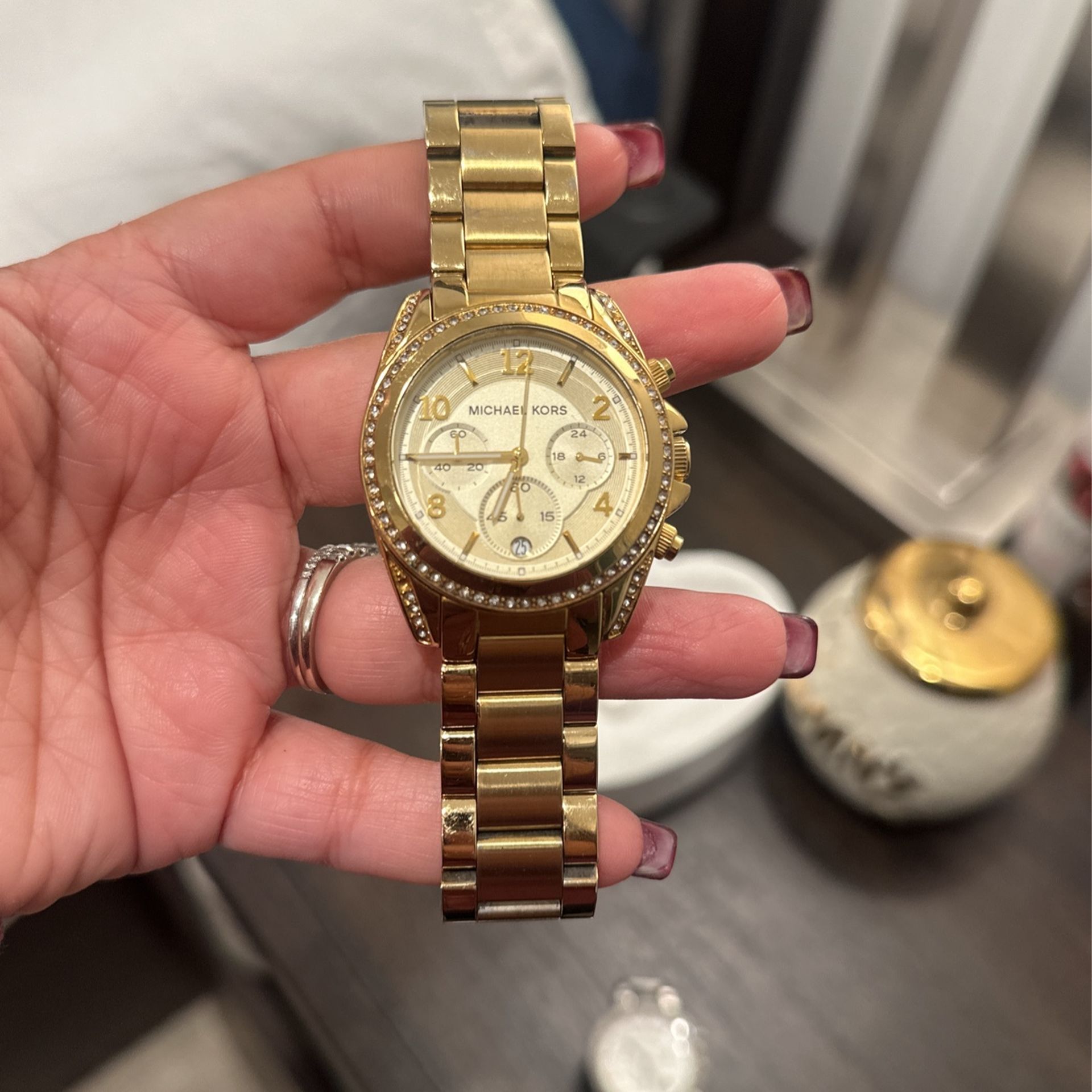 Gold Michael Kors Watch 