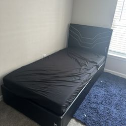 Black Twin Bed Frame 