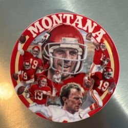 Joe Montana Plaque 