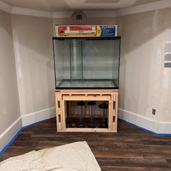 48x24x36 Custom Starphire  Glass Gallon Tank With Stand 