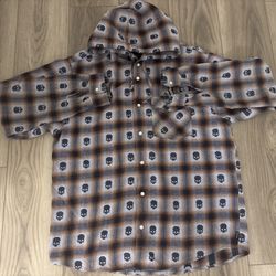 Number Nine Supreme Flannel Hoodie