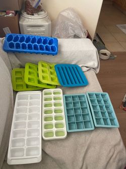 Assorted silicon Ice Cube Trays - Lot of 9
