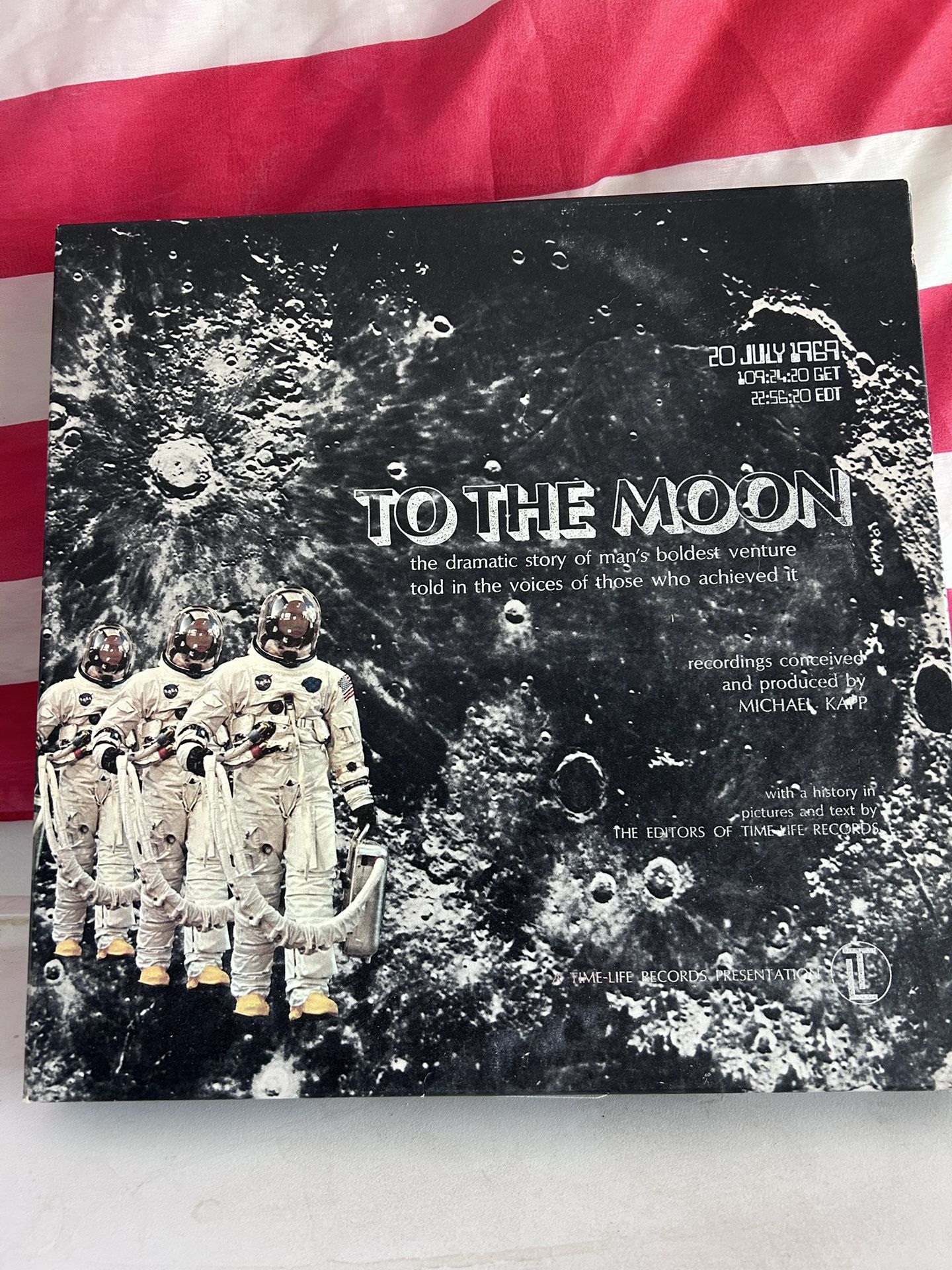 Album - 1969 TO THE MOON Michael Kapp Time-Life Records 6-LP Box Set with Book