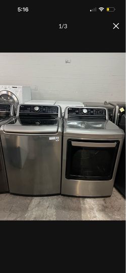 LG Top Load Washer and Dryer Set