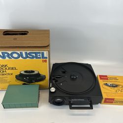 VINTAGE Kodak Carousel 850H Auto Focus Slide Projector Original Box And Extras 