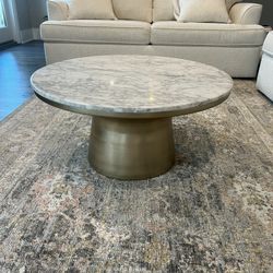 West Elm Carrara Marble Coffee Table 