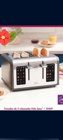 TOSTADOR DE 4 REBANADAS VIDA SANA PRINCESS HOUSE ⚘️