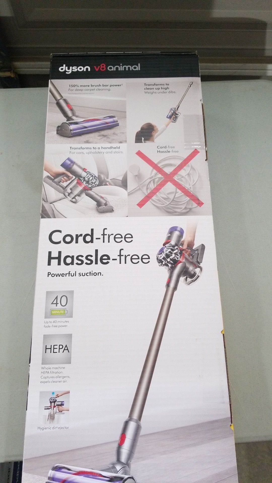 DYSON V8 ANIMAL Cord free hassle free BRAND NEW SEALED