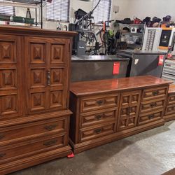 Mahogany Dresser Set
